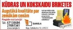 kūdras briketes no 