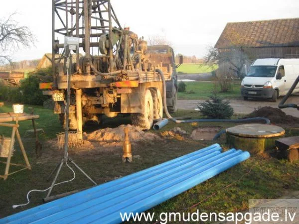 Бурение скважин - SIA GM Ūdensapgāde