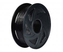 3D printer filament PETG018 175 melna caurspīdīga - Krasa gori melna - 3d filamenti - Filamenti 3D printer filament PETG018 175 melna caurspīdīga - Krasa gori melna - 3d filamenti - Filamenti