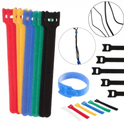Velcro   kabeļu organizators 150 mm x 12 mm komplekts 12 gb