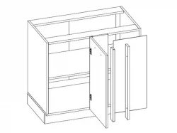 Extom - Нижний шкафчик угловой EMPORIUM D13U - Польша