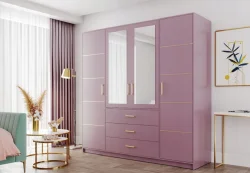 Wardrobe BID42S-STL - Cases 4-door - Cupboards, Commodes