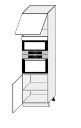 Extom - Кухонный шкаф EMPORIUM D14RU 60/207 LIGHT GREY - Польша