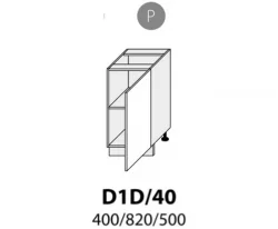 Extom - Нижний кухонный шкафчик AVELLINO D1D/40 прав. - Польша Extom - Нижний кухонный шкафчик AVELLINO D1D/40 прав. - Польша