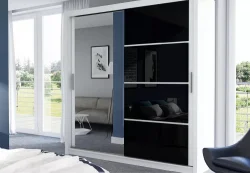 Wardrobe BRO200-STL - Wardrobes with sliding doors - Cupboards, Commodes
