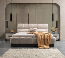 Gulta ar paceļamo mehānismu un veļas kasti LAGUN 180x200 - Divguļamās gultas platums 160-200 cm - Guļamistaba