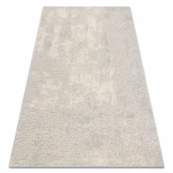 FLUX 461.2.AE120 wool carpet OSTA - Abstraction, structural, loft cream / grey