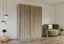 Шкаф-купе 2х-дверный 10024060 cm трюфельбронза 
