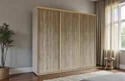 Шкаф-купе 3х-дверный 22024060 см трюфельбронза2 ящика 