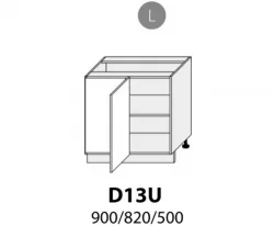 Extom - Нижний угловой кухонный шкафчик AVELLINO D13U лев. - Польша Extom - Нижний угловой кухонный шкафчик AVELLINO D13U лев. - Польша