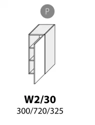 Extom - Верхний кухонный шкафчик VIANO W2/30 прав. - Польша Extom - Верхний кухонный шкафчик VIANO W2/30 прав. - Польша