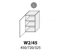 Extom - Верхний кухонный шкафчик VIANO W2/45 лев. - Польша Extom - Верхний кухонный шкафчик VIANO W2/45 лев. - Польша