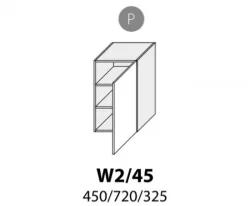 Extom - Верхний кухонный шкафчик VIANO W2/45 прав. - Польша Extom - Верхний кухонный шкафчик VIANO W2/45 прав. - Польша