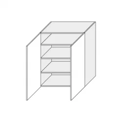 Extom - Верхний шкафчик QUANTUM W4/80 vanilla - Польша Extom - Верхний шкафчик QUANTUM W4/80 vanilla - Польша