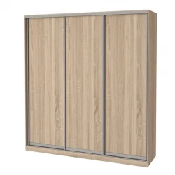 Skapis ar 3 bīdāmām durvīm 25024060 cm krāsa sonoma 2 atvilktnes Skapis ar 3 bīdāmām durvīm 25024060 cm krāsa sonoma 2 atvilktnes