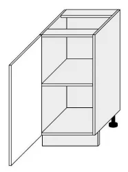 Apakšējais skapītis QUANTUM D1D/40 BEIGE