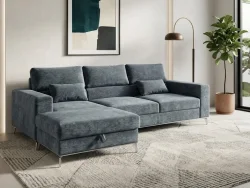 Stūra dīvāns CHROME new 2F kr. vibe 97