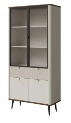 Vitrīna 2d MARLY REG2 ar stiklu