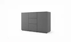 Kumode SOLO135 3DR-2D krāsa: pelēka
