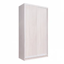Skapis ar 2 bīdāmām durvīm 120/240/60 cm, krāsa: white craft oakar atvilktnēm
