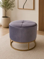 Sols-pufs 21439 L pelēks