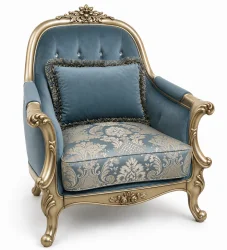Elegants klasisks atpūtas krēsls 658d 