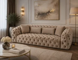 Grezns chesterfield stila dīvāns 3129 Grezns chesterfield stila dīvāns 3129