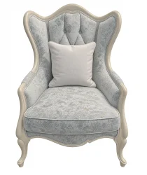 Elegants klasiskā stila atpūtas krēsls 460-1