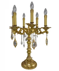 Grezna galda lampa ar kristāliem 68881/6+1
